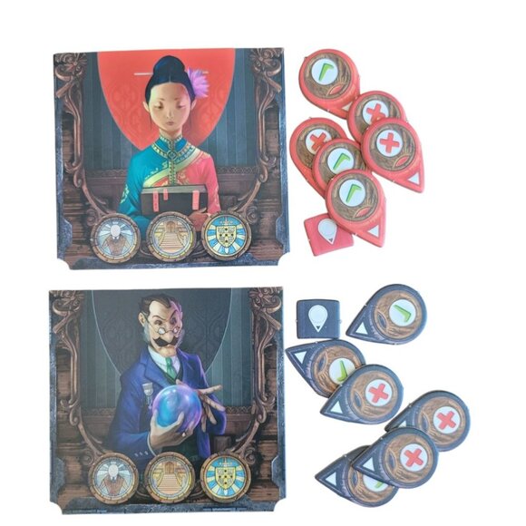 Mysterium Game Replacement Pieces Mystery Envelopes Players Pointer Characters - Picture 4 of 4